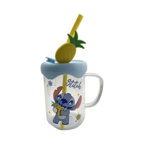Disney Stitch Dinner Party Collection Pineapple Glass Cup 500mL (Stitch)