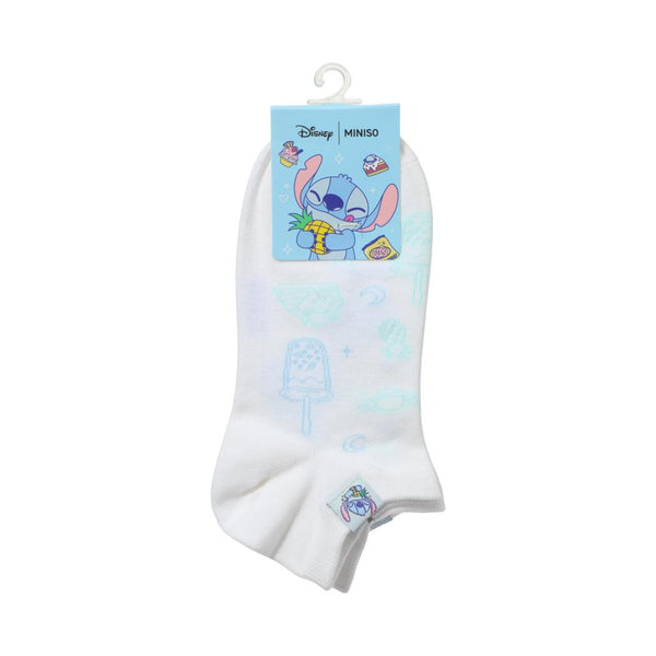 Disney Stitch Dinner Party Collection Ankle Socks (1 Pair)(Woven Label)