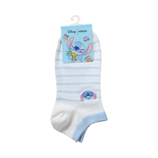 Disney Stitch Dinner Party Collection Ankle Socks (1 Pair)(Embroidery)