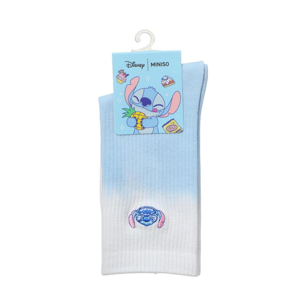 Disney Stitch Dinner Party Collection Embroidered Crew Socks (1 Pair)(Stitch)
