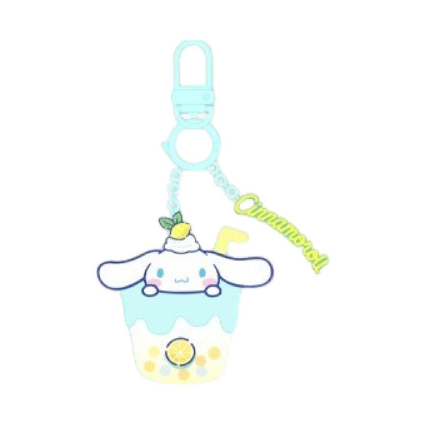Sanrio characters Fruit Drink Series Lighting Keychain (Cinnamoroll)