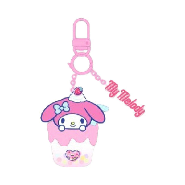 Sanrio characters Fruit Drink Series Lighting Keychain (My Melody)