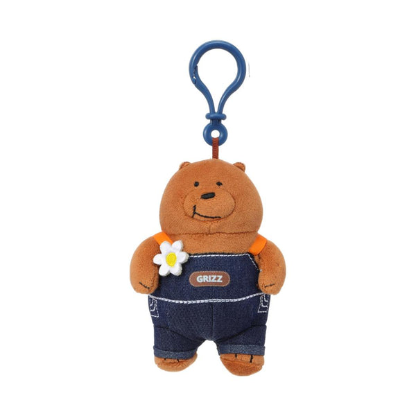 We Bare Bears Camping Day Collection Figure Plush Pendant(Grizzly)