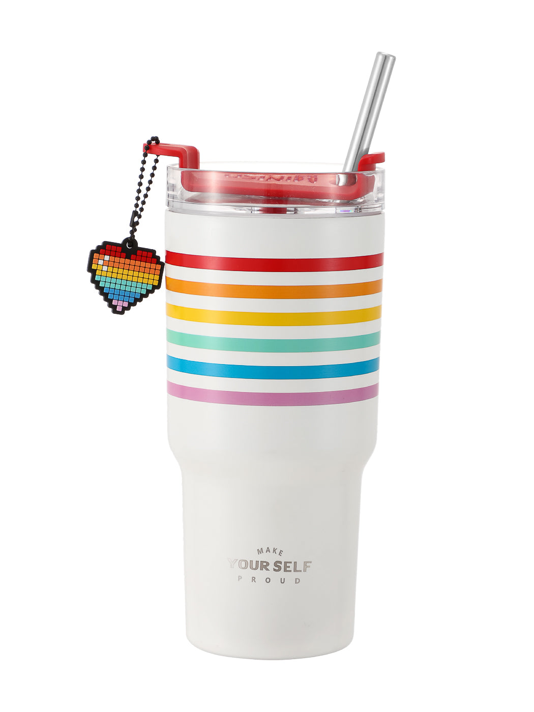 Rainbow Series Steel Water Bottle (580mL)– Miniso Pakistan