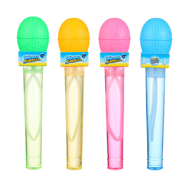 Microphone Bubble Wand (Assorted 4 Color )