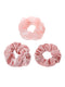 Pure Colored Large Hair Tie 3pcs(Pink)