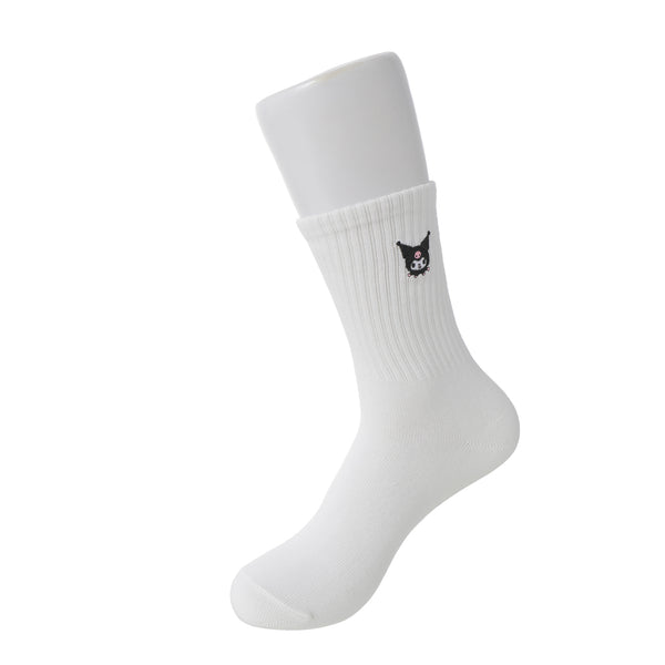 Kuromi White Crew Socks 18 cm