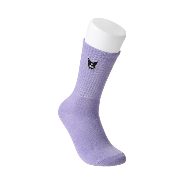 Kuromi Plain Color Crew Socks