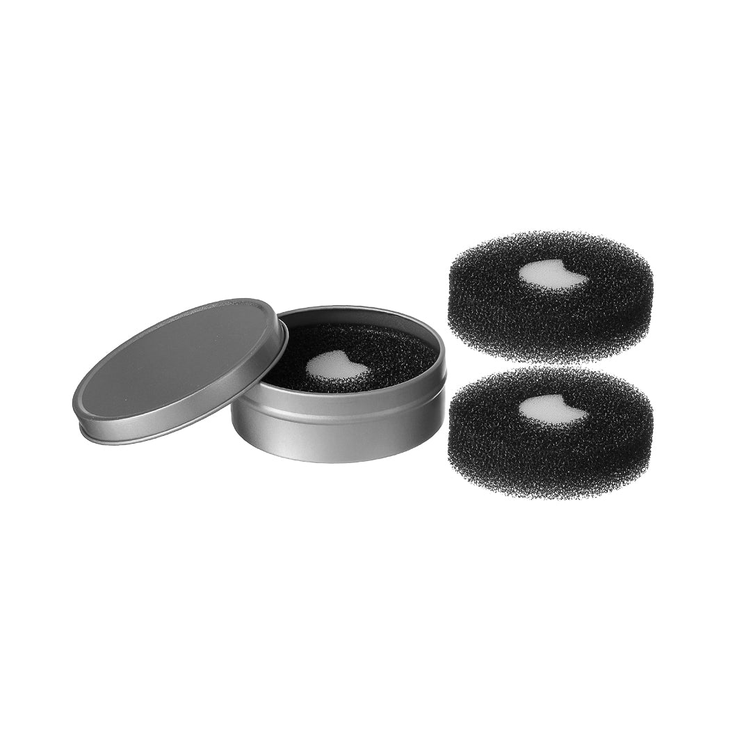 Makeup Brush Color Removal Sponge (1 Container & 3 Sponges) Miniso