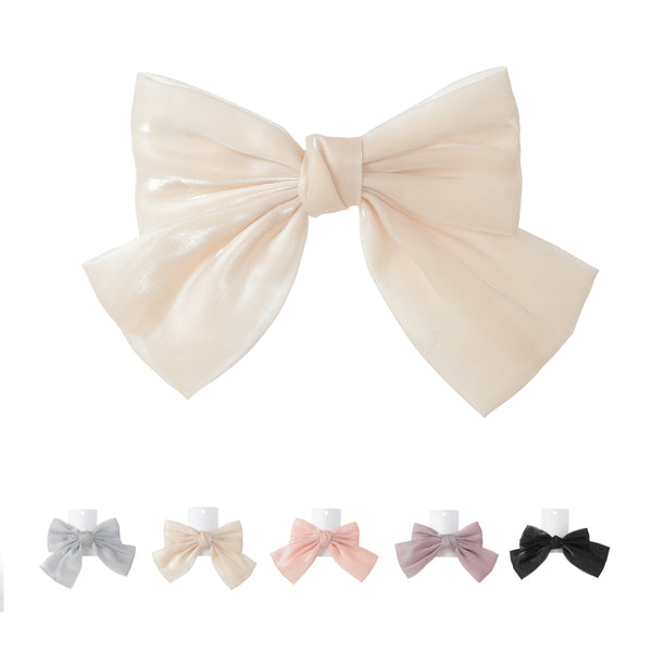 Korean Style Lustrous Bowknot Hair Clip (1 pc)