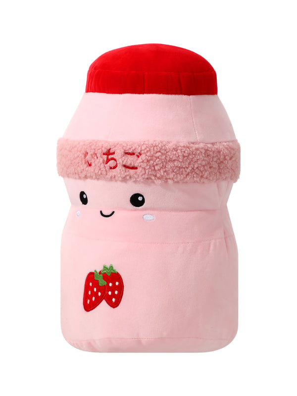 Beverages Series Strawberry Milk Shake Pillow