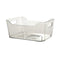 Transparent Series Plastic Storage Bin (L)(Transparent Gray)