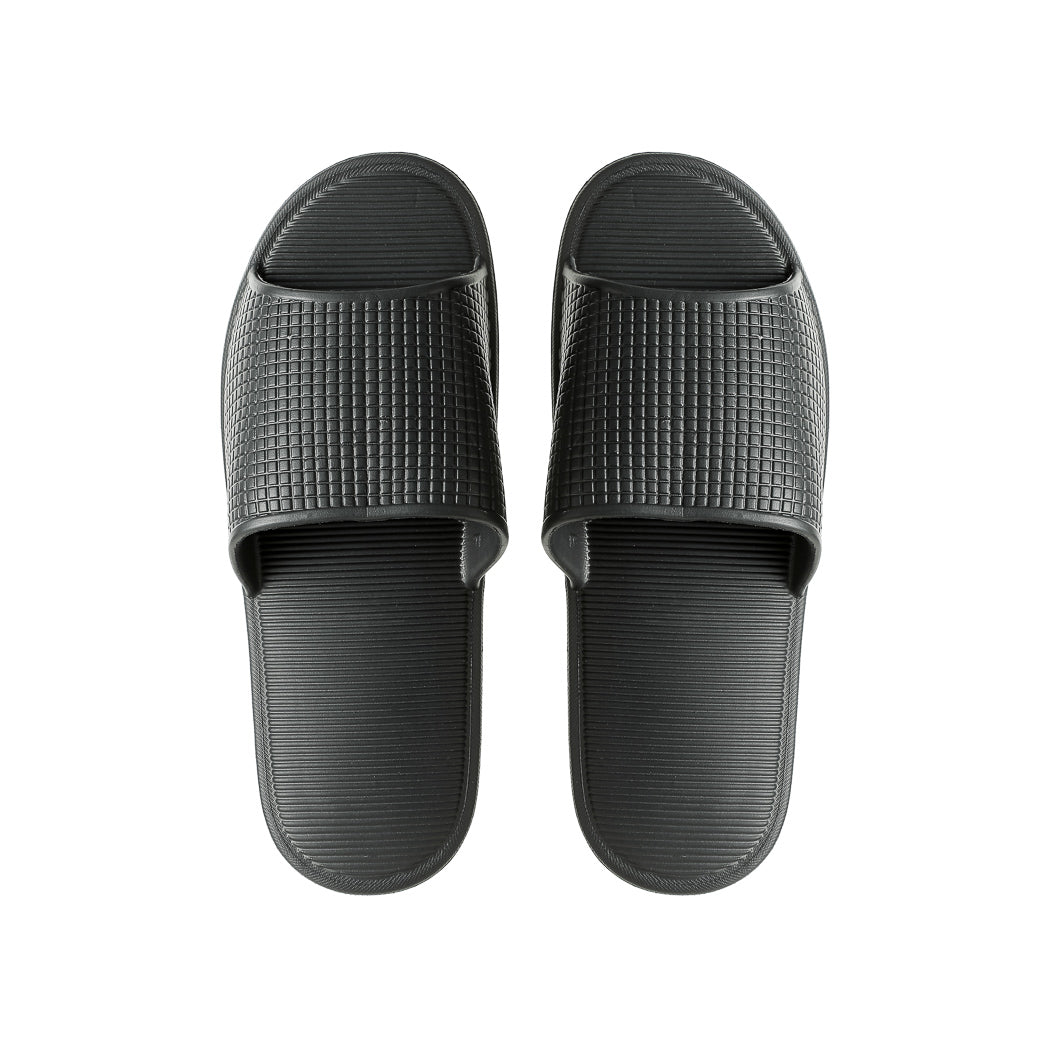 (Black,41-42) Mosaic Pattern Men's Thickened Bathroom Slippers– Miniso ...