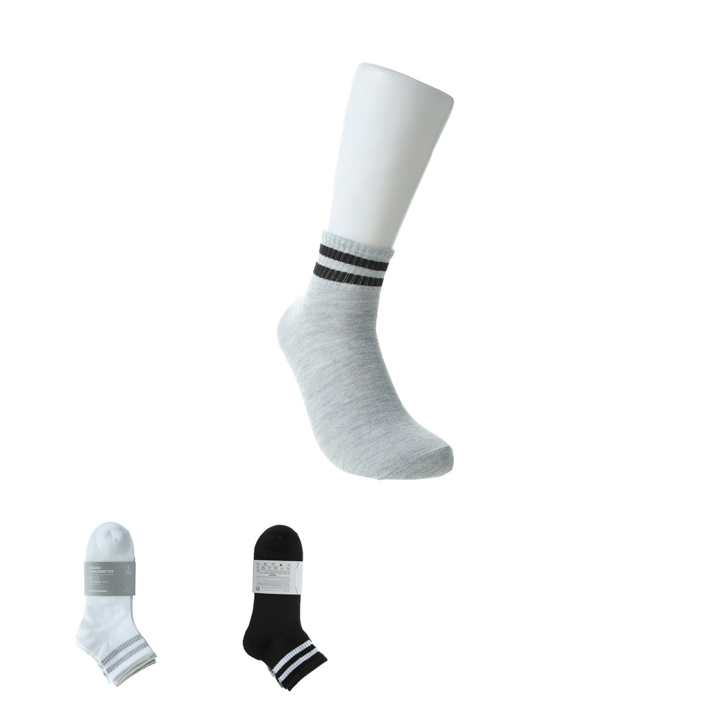 Men's Preppy Style Crew Socks (5 Pairs)– Miniso Pakistan