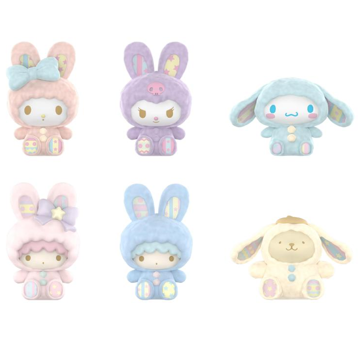 Hello Kitty and Friends Rabbit Collection Flocking Surprise Box Figure ...