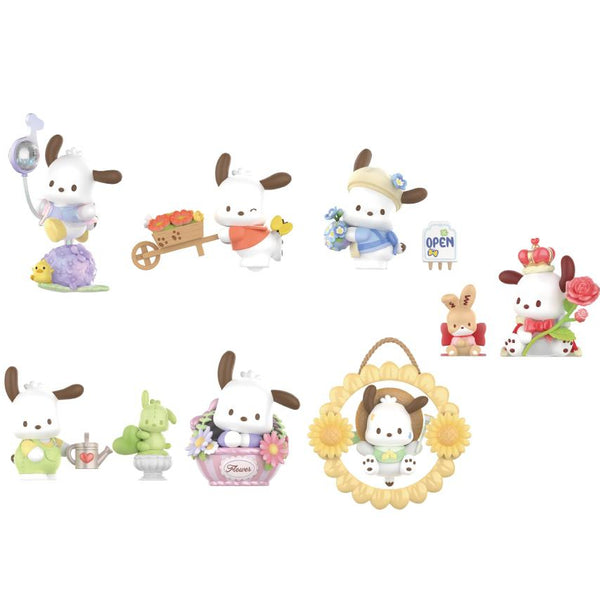 Pochacco Flower & Early Youth Series Blind Box Figure Model
