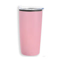 Solid Color Stainless Steel Tumbler for Car (500mL, Pink)