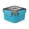 Double Layer Salad Bento Box, 1.1L(Blue)