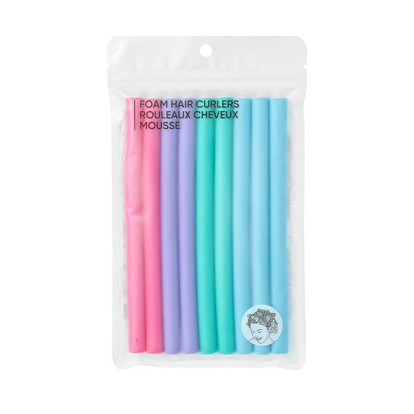 Foam Hair Curlers 9 pcs (Small)