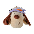 16in. Lying Dog with Hat (Khaki)