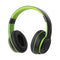 Color Blocking Wireless Headset with Adjustable Headband (Black & Green)