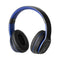 Color Blocking Wireless Headset with Adjustable Headband (Black & Blue)