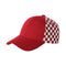 Checkerboard Baseball Cap(Red)