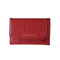 Women’s Medium Trifold Crocodile Pattern Wallet(Red)