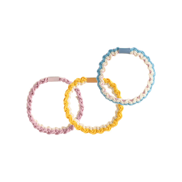 Braided Hair Tie (3 pcs, Assorted)