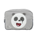 We Bare Bears Collection 5.0 Embroidered Rectangle Cosmetic Bag(Gray)