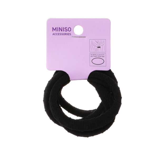 Black Basic Hair Ties (4 pcs)