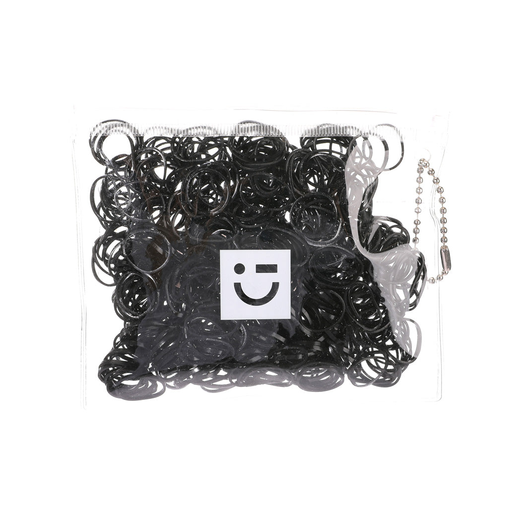 Disposable & Durable Small Rubber Bands (Black, 500pcs) – Miniso Pakistan
