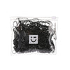 Disposable & Durable Medium Rubber Bands (Black, 300pcs)