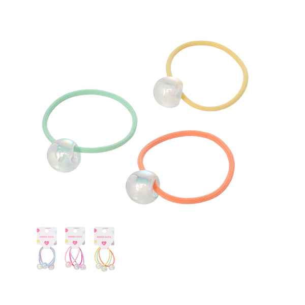 Bead Hair Ties (3 pcs)