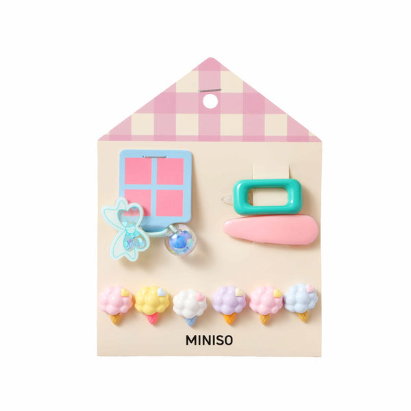 Ice Cream Butterfly Kids' Hair Accessories Set (9 pcs)