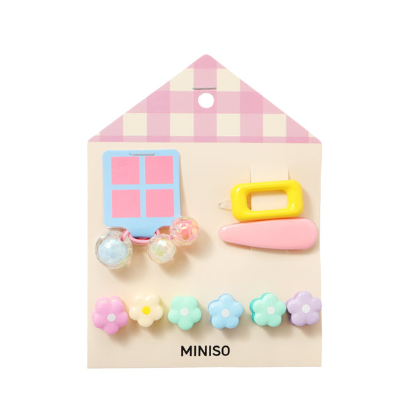 Flower Kids' Hair Accessories Set (9 pcs)