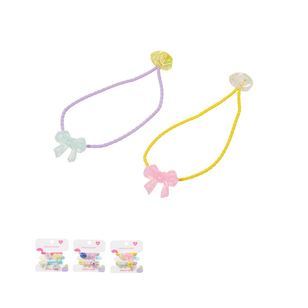 Bowknot Hair Ties (2 pcs)