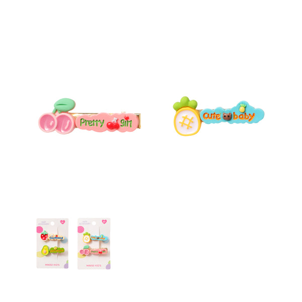 Fun Fruit Hair Clips (2 pcs)