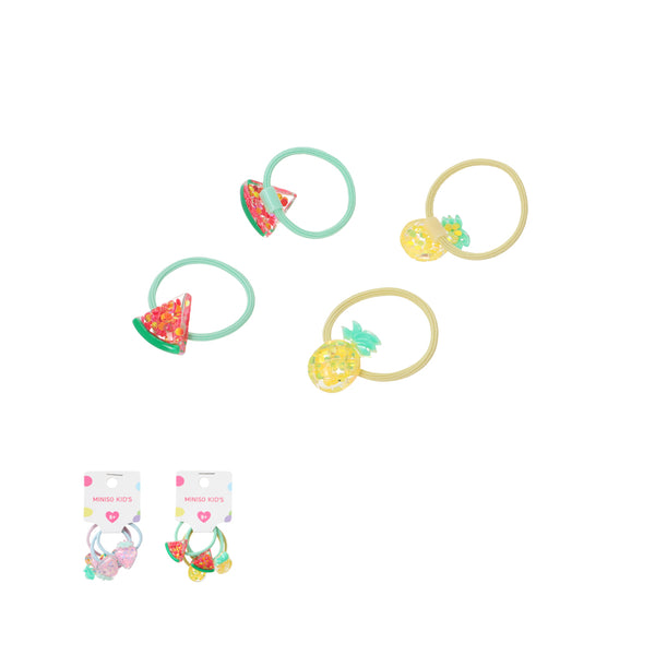 Fun Fruit Hair Ties (4 pcs)