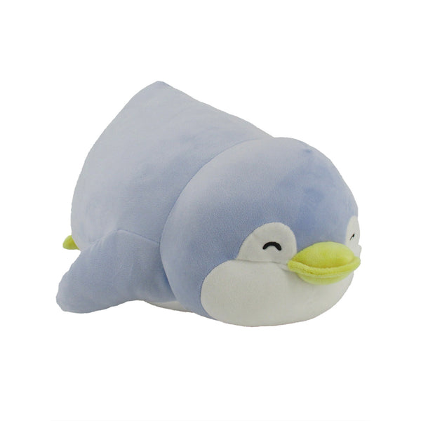 15in. Lying Penguin Plush Toy(Blue Mini Pen)