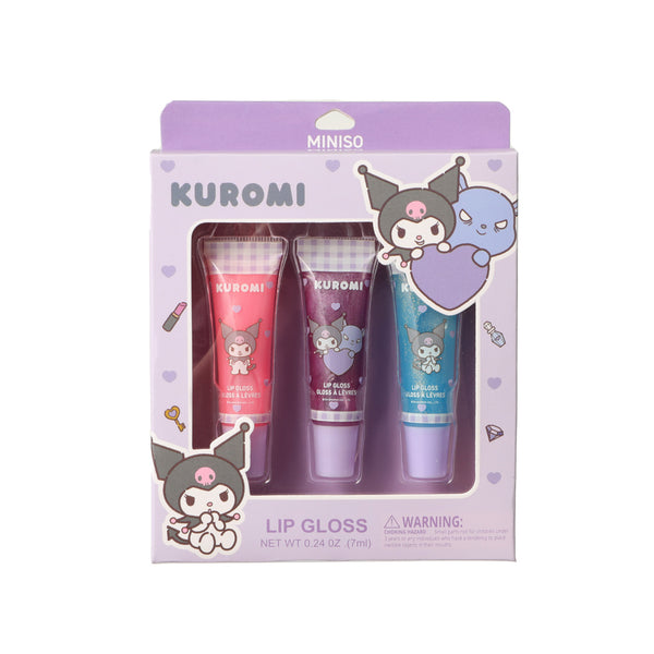 Sanrio characters Lip Gloss Set(Kuromi)