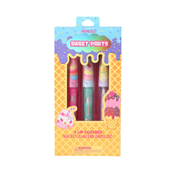 Dessert Theme Series Lip Gloss Set (Long Tube)