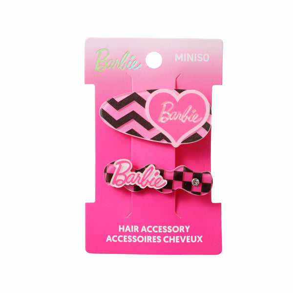 Barbie Collection Heart Hair Clips (2 pcs)