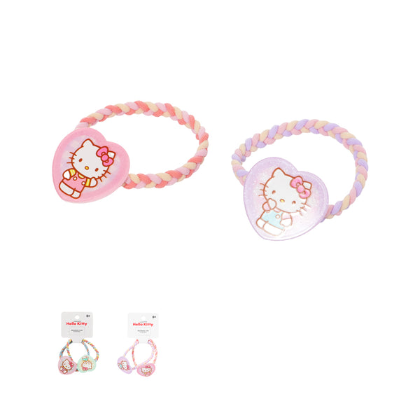 Hello Kitty Heart Hair Ties (2 pcs)