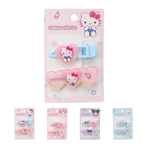Hello Kitty and Friends Sweet Factory Hair Clips (2 pcs)