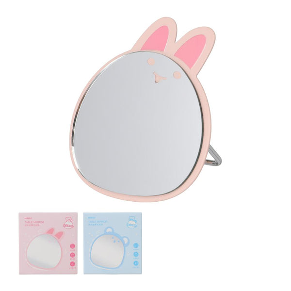 Mini Metal Desktop Makeup Mirror (Head-Tilting Animal)