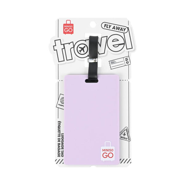 Miniso Go Series Luggage Tag(Purple)
