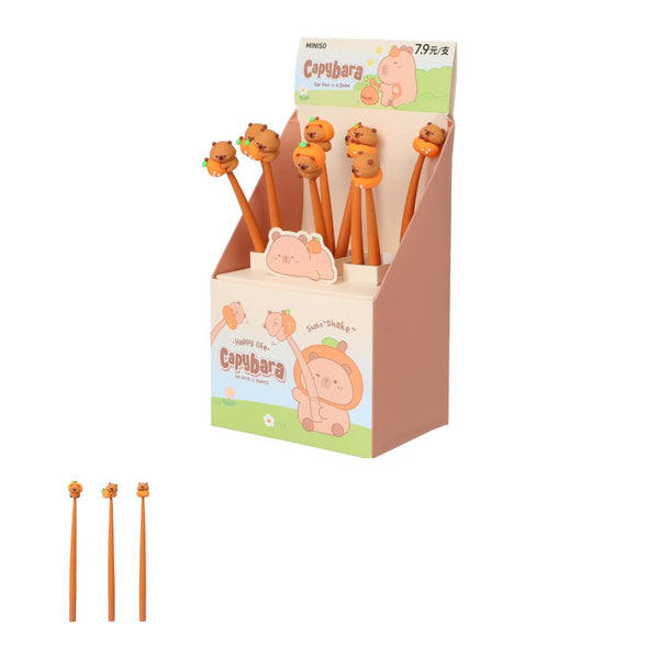 Happy Baking Series Shaking Gel Pen (0.5mm, Black) (3 Assorted Models) (PDQ)