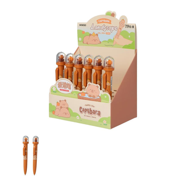 Happy Baking Series Scenery Gel Pen (0.5mm, Black) (2 Assorted Models) (PDQ)