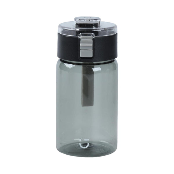 Black & White Series Handle Plastic Bottle 390mL(Black)